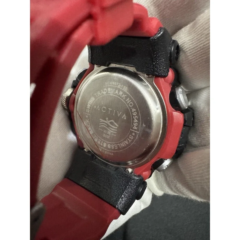 Activa X Invicta Digital Men's Watch - 49mm, Red